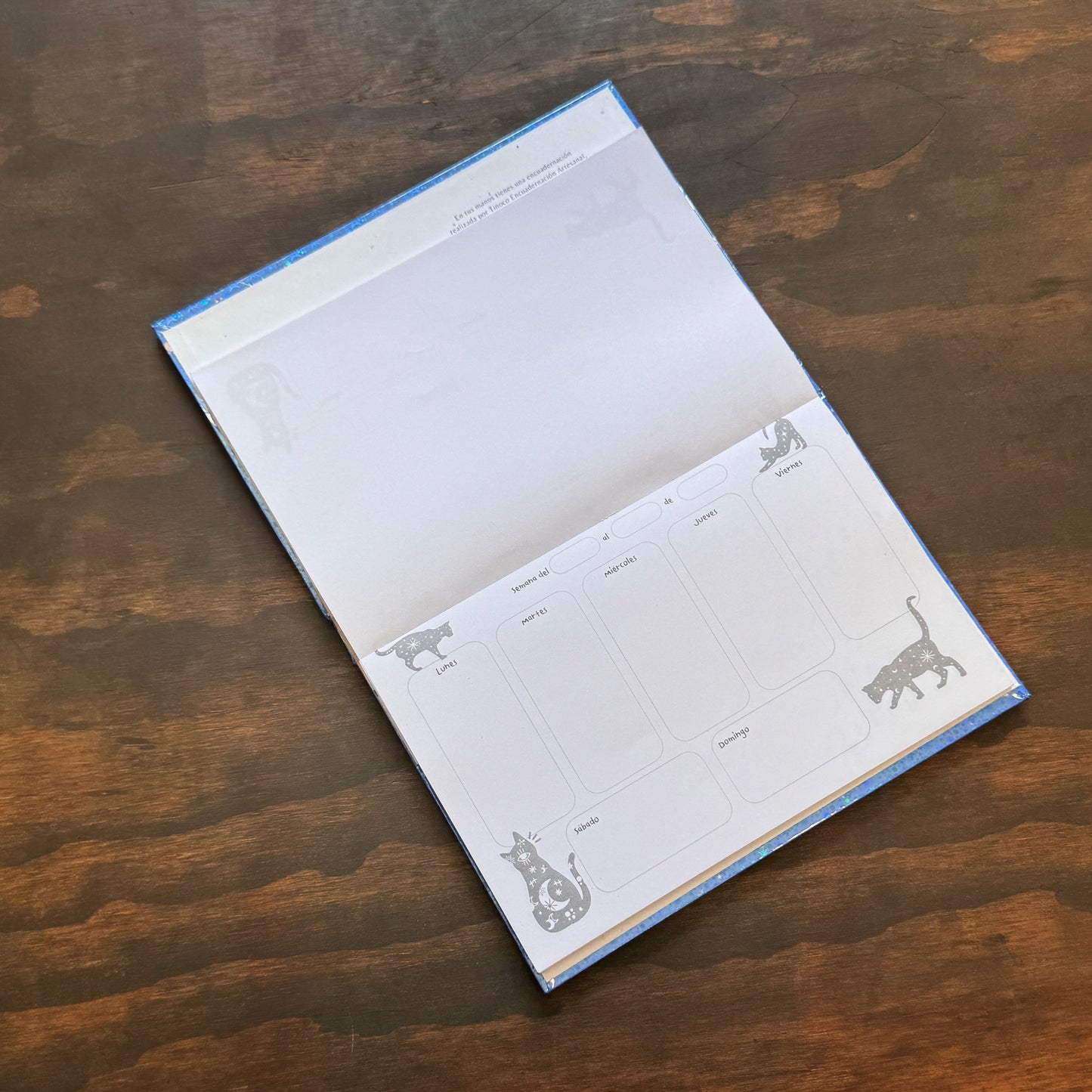 Planner Gato Azul
