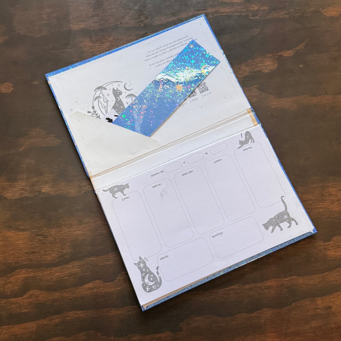 Planner Gato Azul