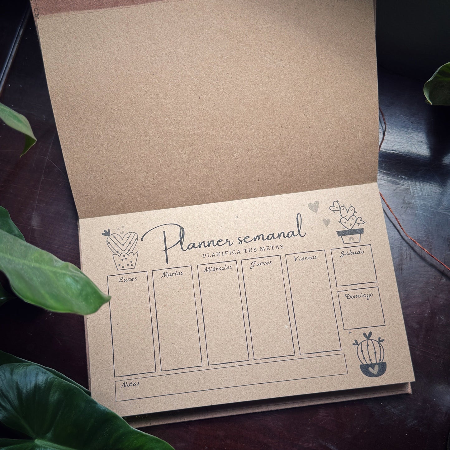 Planner de Escritorio Kraft