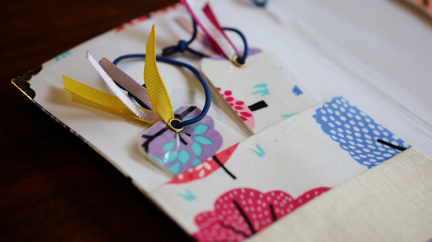 Porta pasaporte árboles